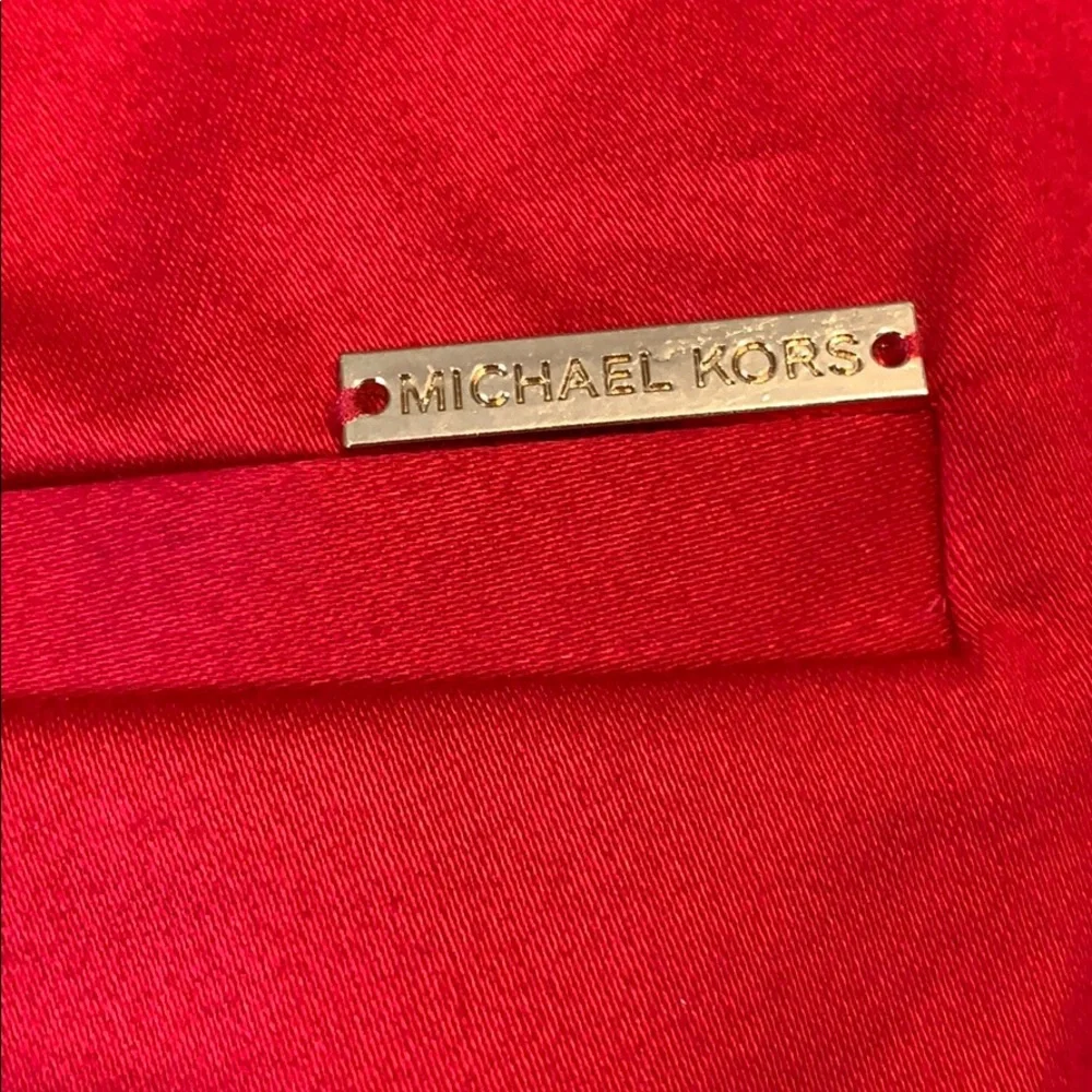 MICHAEL Michael Kors Red Straight-Leg Pants